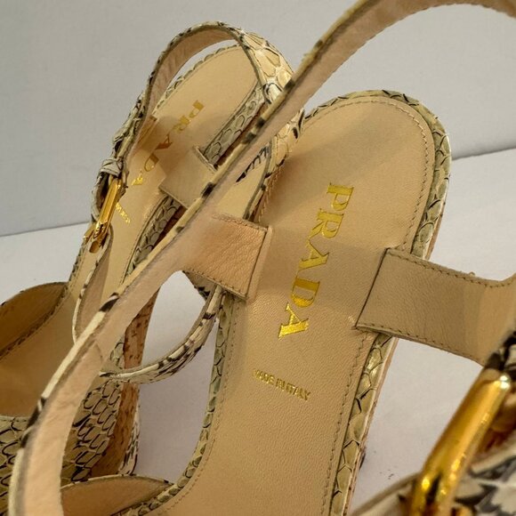 PRADA Snakeskin Platforms - Picture 6 of 16
